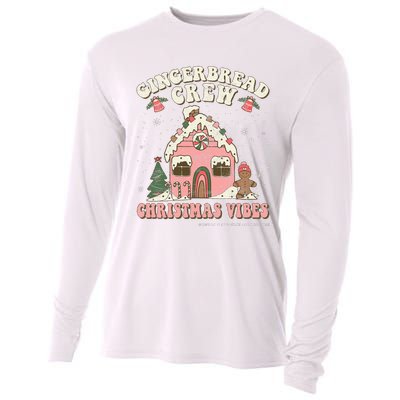 Festive Holiday Gingerbread Baking Squad Cooling Performance Long Sleeve Crew