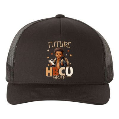 Future Hbcu Graduate Afro Black Boy College Graduation Yupoong Adult 5-Panel Trucker Hat