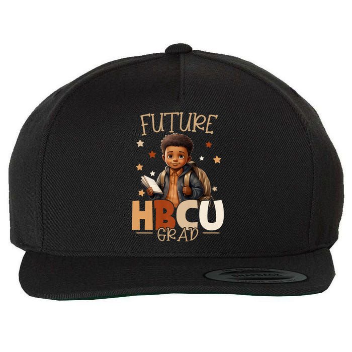 Future Hbcu Graduate Afro Black Boy College Graduation Wool Snapback Cap