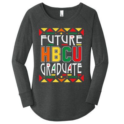 Future HBCU Graduate Historical Black Colleges Universities Women's Perfect Tri Tunic Long Sleeve Shirt