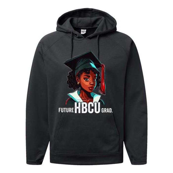 Future HBCU Grad  Graduation Historically Black College Performance Fleece Hoodie