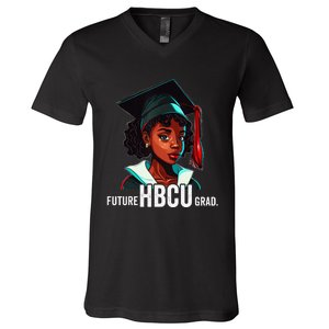 Future HBCU Grad  Graduation Historically Black College V-Neck T-Shirt