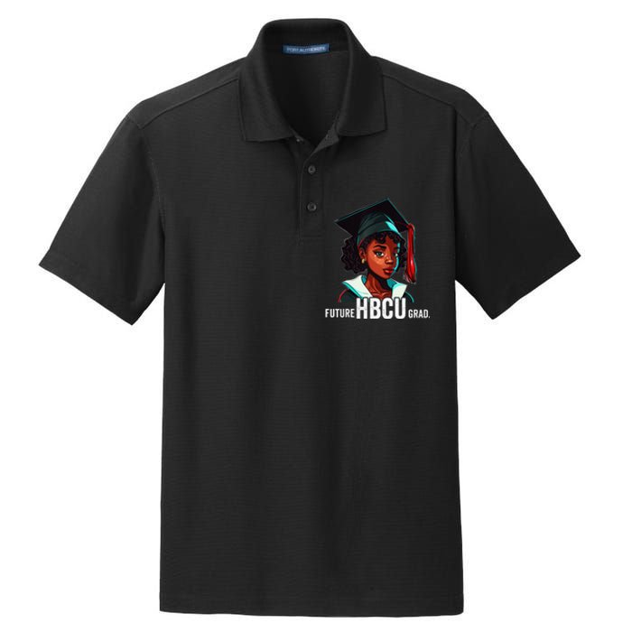 Future HBCU Grad  Graduation Historically Black College Dry Zone Grid Polo