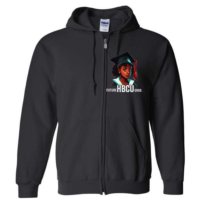 Future HBCU Grad  Graduation Historically Black College Full Zip Hoodie