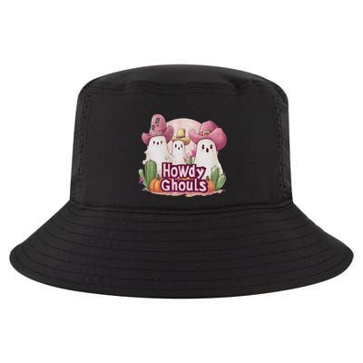Funny Howdy Ghouls Ghost Halloween Spooky Team Cool Comfort Performance Bucket Hat