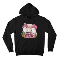 Funny Howdy Ghouls Ghost Halloween Spooky Team Hoodie