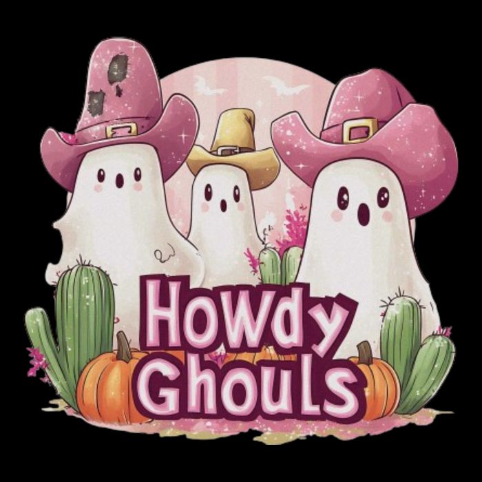 Funny Howdy Ghouls Ghost Halloween Spooky Team City Backpack