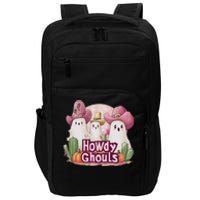 Funny Howdy Ghouls Ghost Halloween Spooky Team Impact Tech Backpack