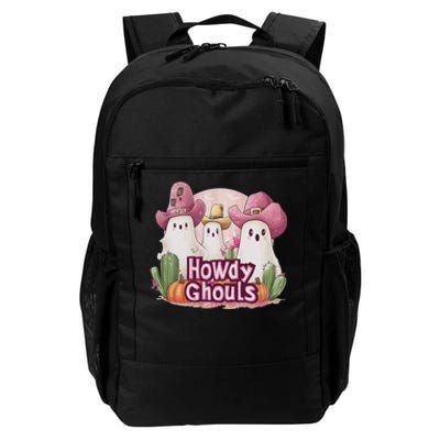 Funny Howdy Ghouls Ghost Halloween Spooky Team Daily Commute Backpack