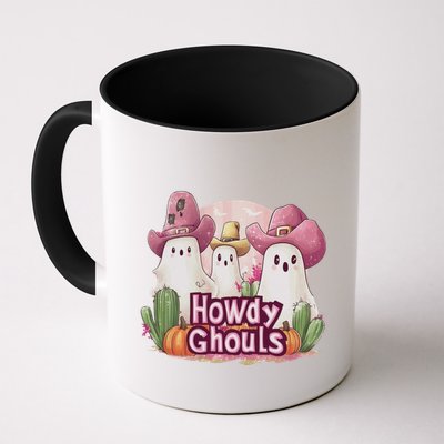 Funny Howdy Ghouls Ghost Halloween Spooky Team Mug