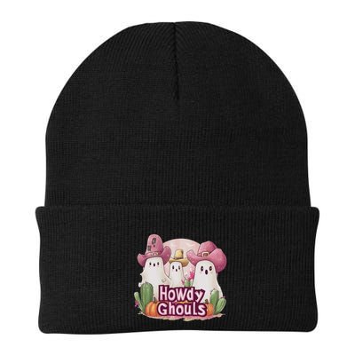 Funny Howdy Ghouls Ghost Halloween Spooky Team Beanie