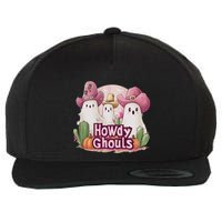 Funny Howdy Ghouls Ghost Halloween Spooky Team Wool Snapback Cap