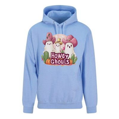 Funny Howdy Ghouls Ghost Halloween Spooky Team Unisex Surf Hoodie