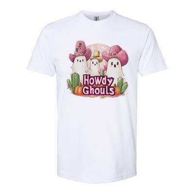 Funny Howdy Ghouls Ghost Halloween Spooky Team Softstyle CVC T-Shirt