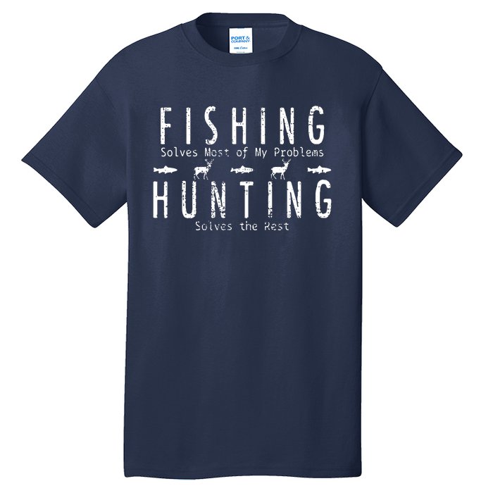 Fishing Hunting Gift Hunt Tall T-Shirt