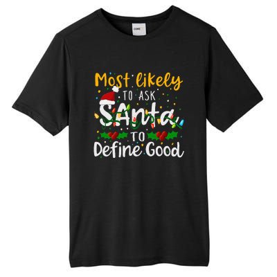 Festive Holiday Gift for the Curious and Jolly Tall Fusion ChromaSoft Performance T-Shirt