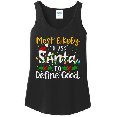 Festive Holiday Gift for the Curious and Jolly Ladies Essential Tank