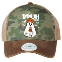 Funny Halloween Ghost Bruh I Mean Boo Legacy Tie Dye Trucker Hat