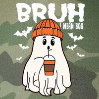 Funny Halloween Ghost Bruh I Mean Boo Legacy Tie Dye Trucker Hat
