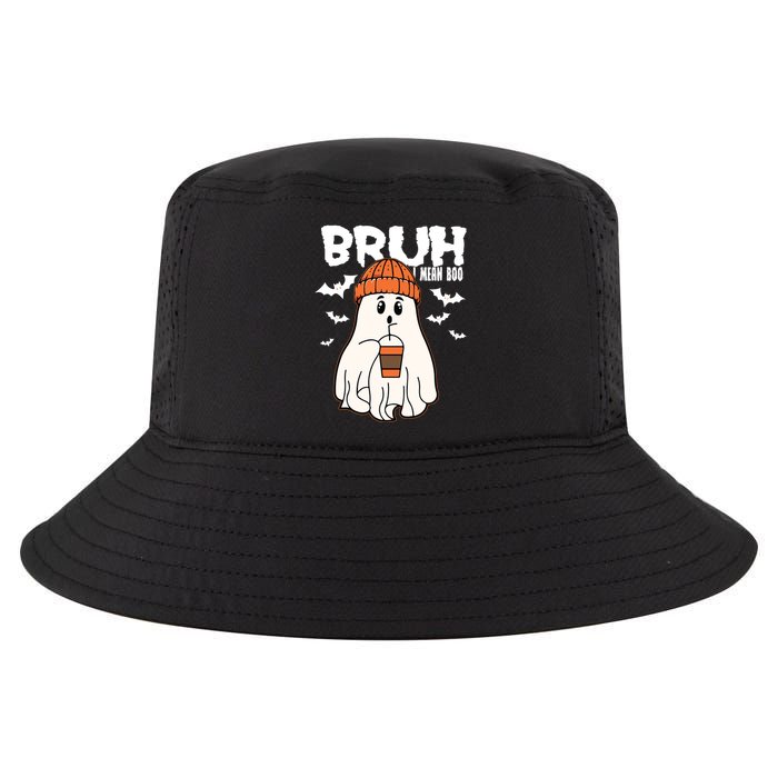 Funny Halloween Ghost Bruh I Mean Boo Cool Comfort Performance Bucket Hat