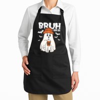 Funny Halloween Ghost Bruh I Mean Boo Apron