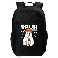 Funny Halloween Ghost Bruh I Mean Boo Backpack