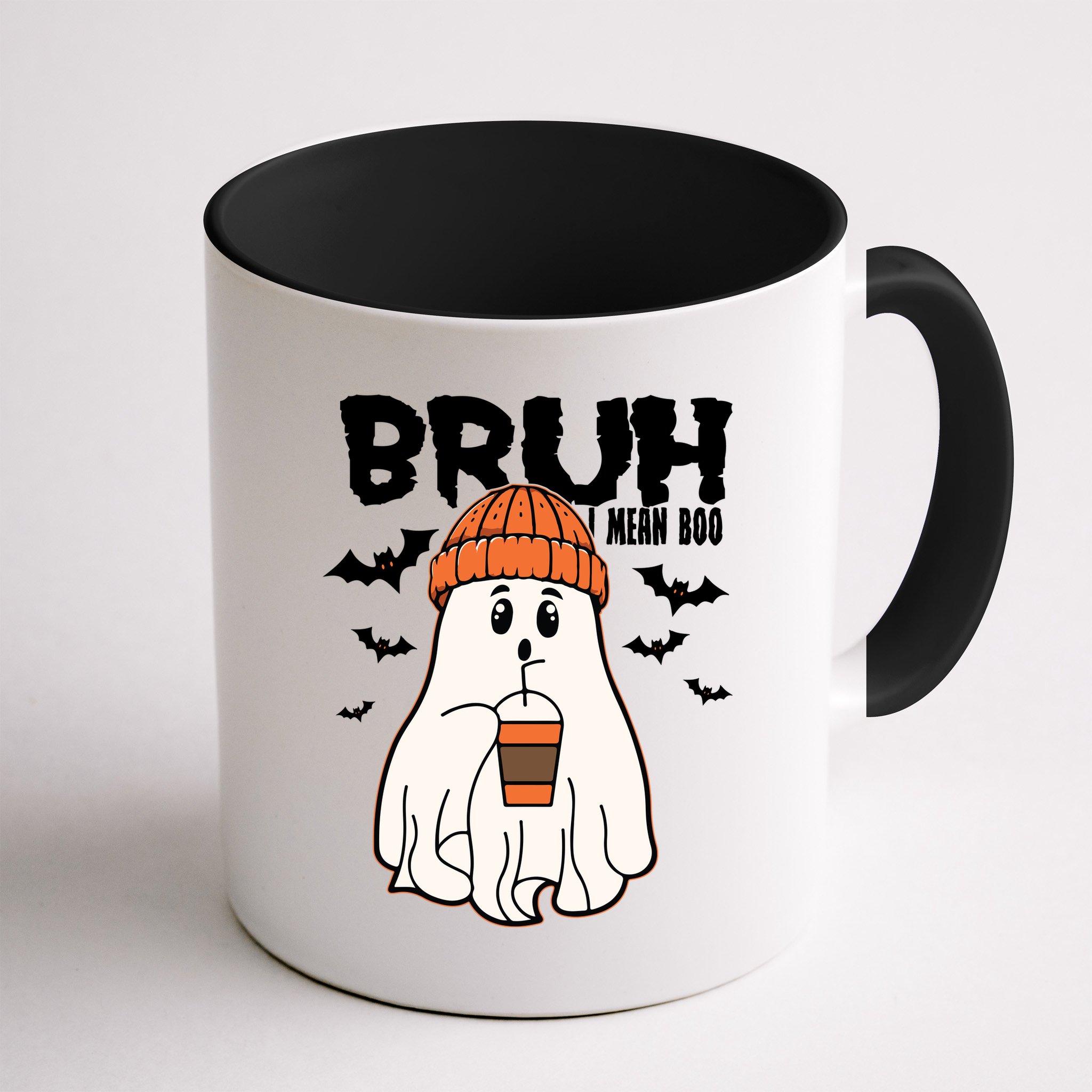 Funny Halloween Ghost Bruh I Mean Boo Mug
