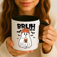 Funny Halloween Ghost Bruh I Mean Boo Mug
