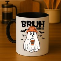Funny Halloween Ghost Bruh I Mean Boo Mug