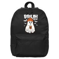 Funny Halloween Ghost Bruh I Mean Boo 16 in Basic Backpack
