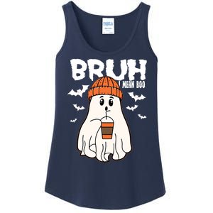 Funny Halloween Ghost Bruh I Mean Boo Ladies Essential Tank