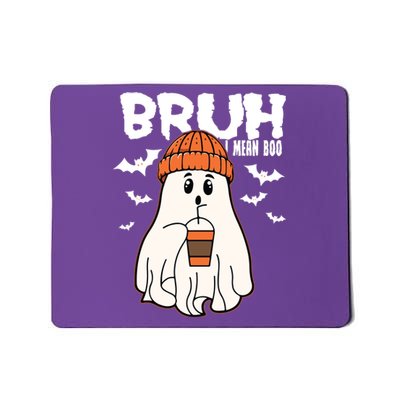 Funny Halloween Ghost Bruh I Mean Boo Mousepad