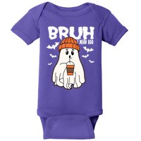 Funny Halloween Ghost Bruh I Mean Boo Baby Bodysuit