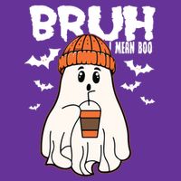 Funny Halloween Ghost Bruh I Mean Boo Trucker Hat