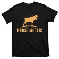 Funny Hunting Graphic Mooseaholic Women Men Moose Hunters T-Shirt