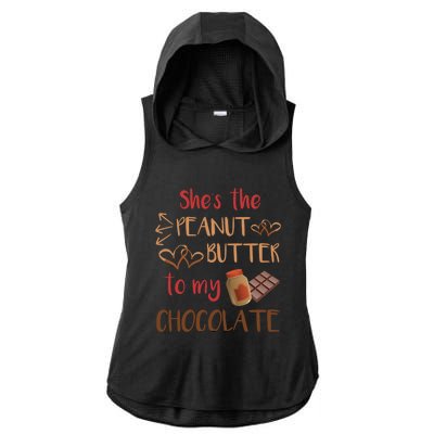 For Her Gift Ladies PosiCharge Tri-Blend Wicking Draft Hoodie Tank