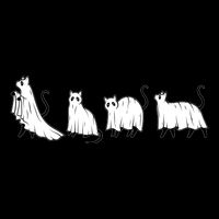 Funny Halloween Ghost Cats Backpack