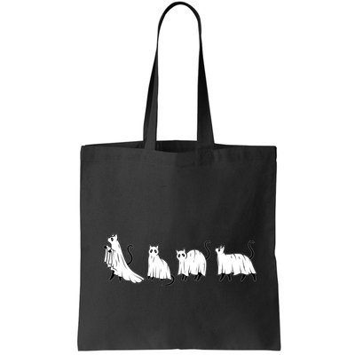 Funny Halloween Ghost Cats Bag