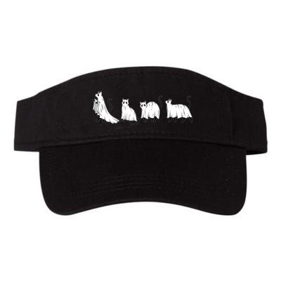 Funny Halloween Ghost Cats Visor