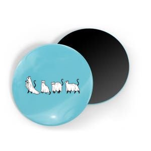 Funny Halloween Ghost Cats Magnet