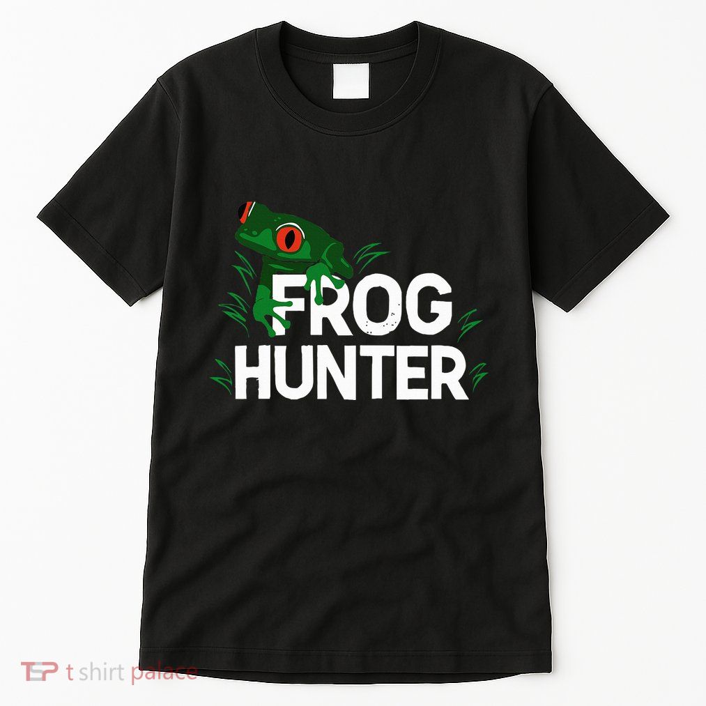 Frog Hunter Gift Little Amphibian Catcher Tall T-Shirt