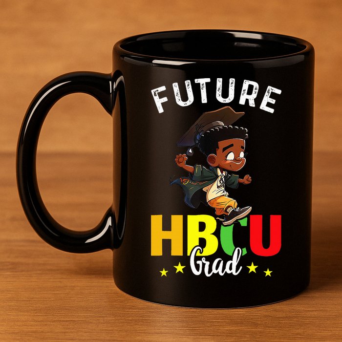 Future HBCU Grad Graduation HBCU Future College Student 11oz C Handle Ceramic Mug