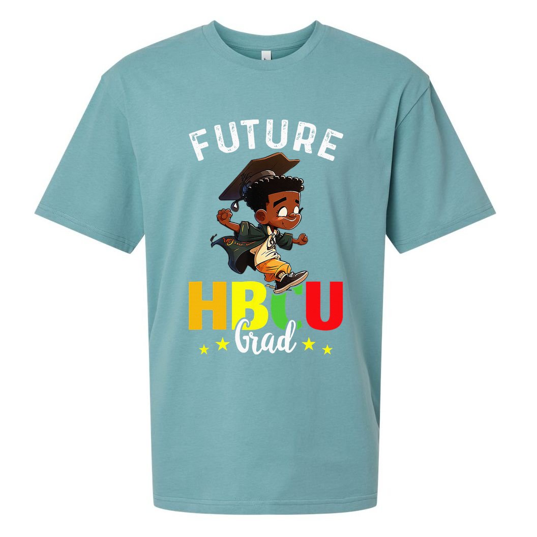 Future HBCU Grad Graduation HBCU Future College Student Sueded Cloud Jersey T-Shirt