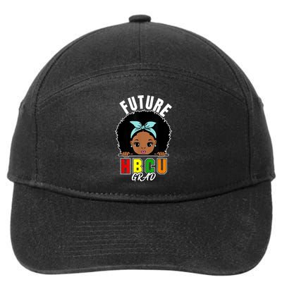 Future HBCU Grad Girl Graduation Historically Black College 7-Panel Snapback Hat