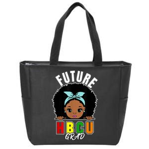 Future HBCU Grad Girl Graduation Historically Black College Zip Tote Bag