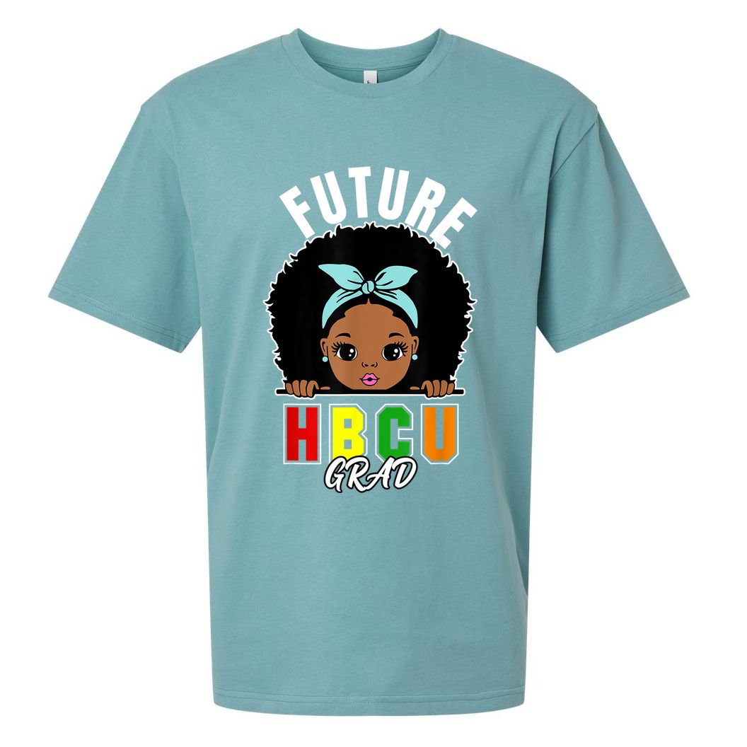 Future HBCU Grad Girl Graduation Historically Black College Sueded Cloud Jersey T-Shirt