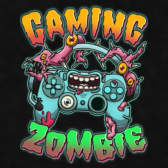 Funny Halloween Gaming Zombie Game Controller Ladies PosiCharge Tri-Blend Wicking Tank