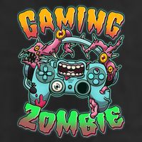 Funny Halloween Gaming Zombie Game Controller Cool Comfort Performance Bucket Hat