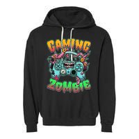 Funny Halloween Gaming Zombie Game Controller Garment-Dyed Fleece Hoodie