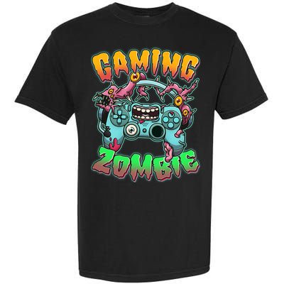 Funny Halloween Gaming Zombie Game Controller Garment-Dyed Heavyweight T-Shirt